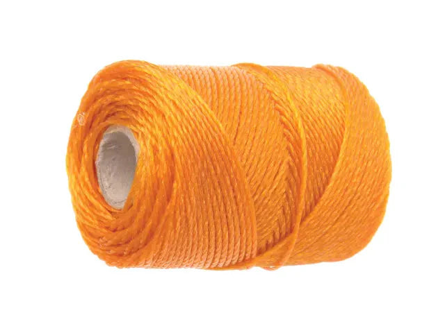 Polyethylene Brick Line 100m (330ft) – High-Visibility Orange
