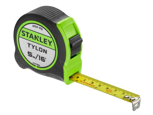 STANLEY® Tylon Hi-Vis Pocket Tape – Durable and Precise Measuring Tool