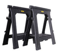 Stanley Folding Saw Horse Twin Pack – Durable, Portable Work Support